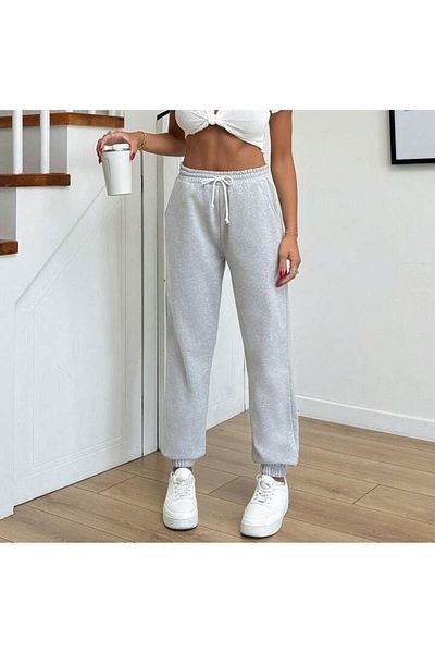 FUNSTYLE Γυναικεία αθλητική φούτερ Jogger με γκρι καουτσούκ