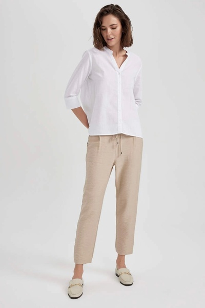 DeFacto R0433 Jogger High Waist Trousers with Pockets