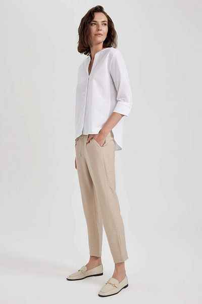 DeFacto R0433 Jogger High Waist Trousers with Pockets