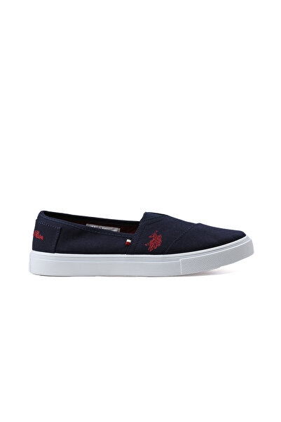 U.S. Polo Assn. يو اس بولو اسن. حذاء رياضي نسائي باللون الأزرق الداكن A335222...