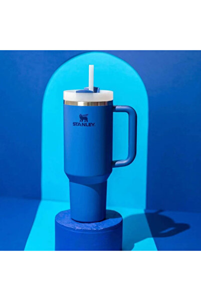 Stanley Quencher H2.O Flowstate™ Tumbler Pipetli Termos | 1.18L Mavi