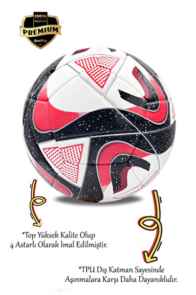ALASTOR Şampiyonlar Ligi Halı Saha Çim Saha Dikişli Futbol Topu No:5 Orijinal Futbol Topu Yüksek Kalite