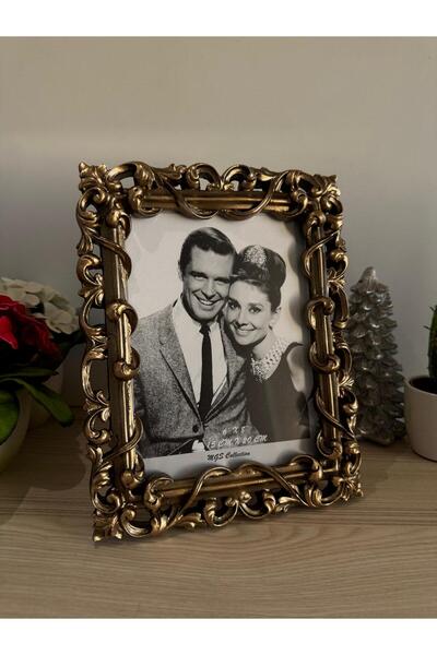 MGS COLLECTION Dekoratif Antik Resim Çerçevesi Burgulu Çerçeve 15x20