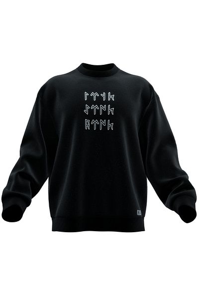 TURAN TACTICS SWEATSHIRT OVERSIZE IMPRIMAT BAĞATIR WARRIOR (UNISEX)