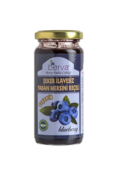 BERVA Organik Yaban Mersini Reçeli 260 Gr