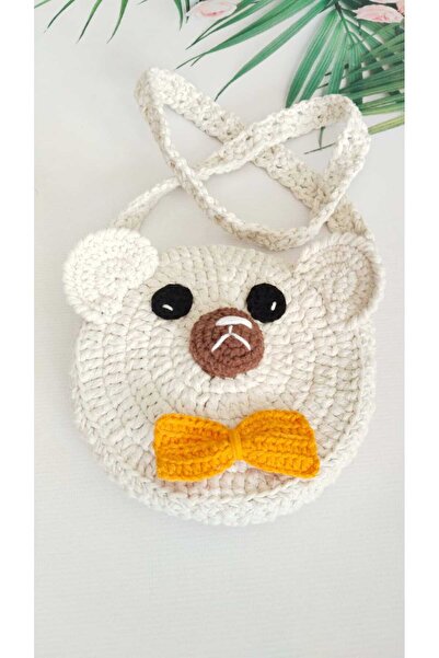 Kadın Girişimciler Atölyesi Ръчно изработен модел на плюшено мече Ръчно изработена детска чанта от 100% памук