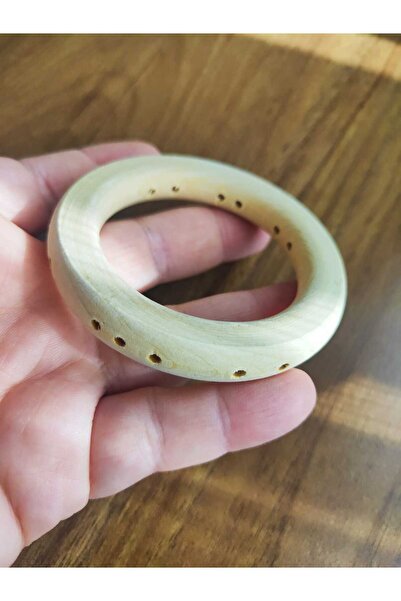 Genel Markalar Kaplumbağa Örgü Halkası ( 13 delikli 7cm Ahşap Halka) 1 Adet