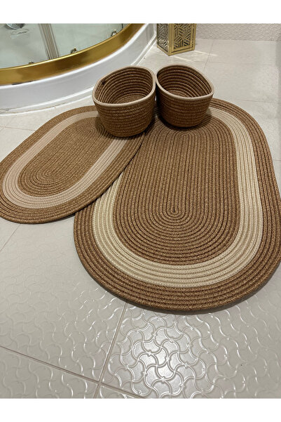 Genel Markalar Jüt , Hasır ,banyo Paspas Takımı, Banyo Sepet Takımı, Klozet Takımı