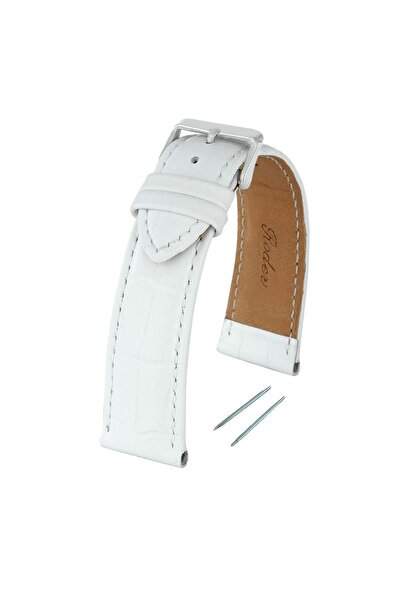 RODER حزام جلد R4102s - أبيض - 22x22 ملم