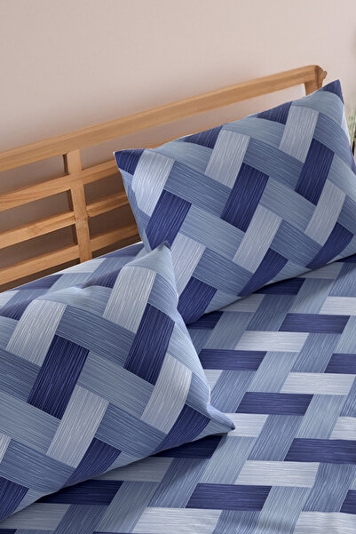 Lorien Leaf Patterned Fitted Sheet Set - Single/ Double/ King Size