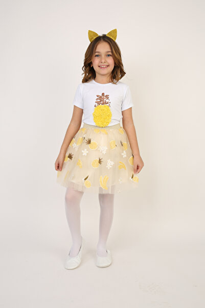FATELLA Set majica i suknji za devojčice Pineapple Sa deznom 23. aprila 29. o...
