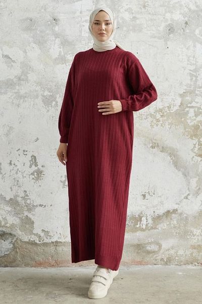 STİLZERAFET Rochie standard din tricotaje cu fitil