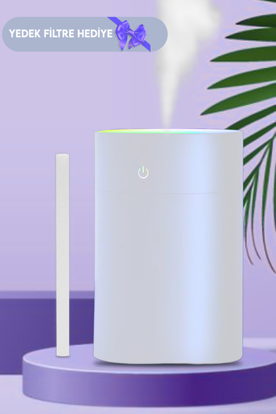 ALFAGİFT 400 ML Ultrasonik Hava Nemlendirici ve Aroma Difüzörü- LED Işıklı Bu...