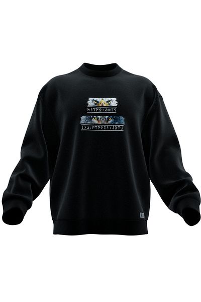 TURAN TACTICS SWEATSHIRT OVERSIZE IMPRIMAT KURT&KARTAL (UNISEX)
