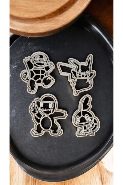 Cypnova Pokemon Cookie Mold Set – Fun Cookies with Cute Designs
