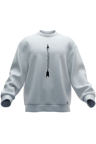 TURAN TACTICS OK (WITHOUT POETRY) PRINTED OVERSIZE SWEATSHIRT (UNISEX)
