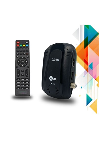 MAX LEVEL Hd Uydu Alıcı Tgks'li Mpeg4 Hd Tak Kullan Alıcı Göz Wifi Uyumlu Maxlevel MR-810