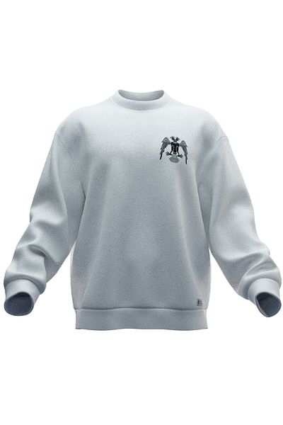 TURAN TACTICS SELCUKLU EAGLE PRINTED OVERSIZE SWEATSHIRT (UNISEX)