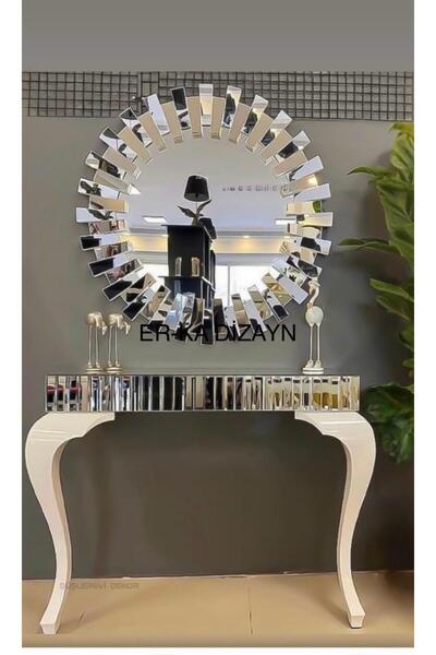 ER-KA DİZAYN 70 Cm Ayna-ultra Lüks Dresuar-piyano-ayna Takımı Seti-çekmeceli ...