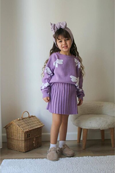 Kids kız çocuk etek bluz takım