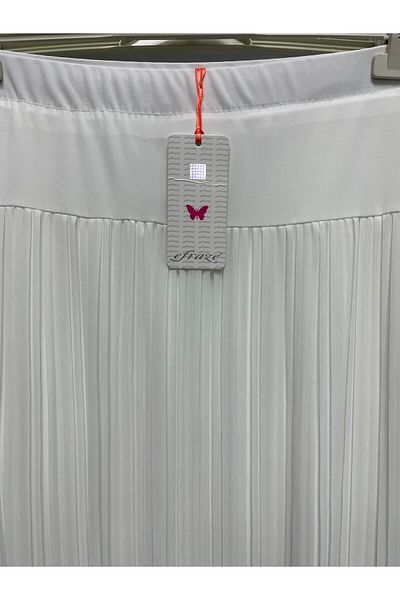 Zeynep Butik Φούστα με επένδυση από σιφόν πλισέ Efraze 415 1636