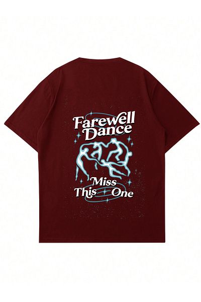 Mad&Calf Μπλουζάκι Unisex Farewell με στάμπα με λαιμόκοψη