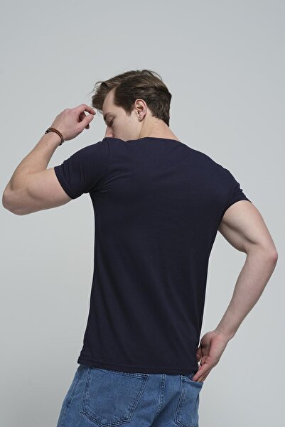 Oksit Ανδρικό μπλουζάκι Ftx Slim Fit Lycra Crew Neck Basic