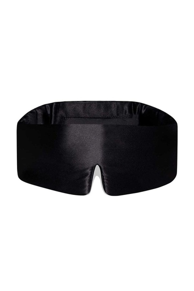 VeneraSilk 100% Organik Saf İpek Uyku Maskesi / İpek Uyku Göz Bandı - Noir