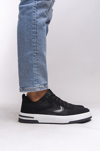 Riccon Pánské tenisky Nichduil 0012985 Černobílé