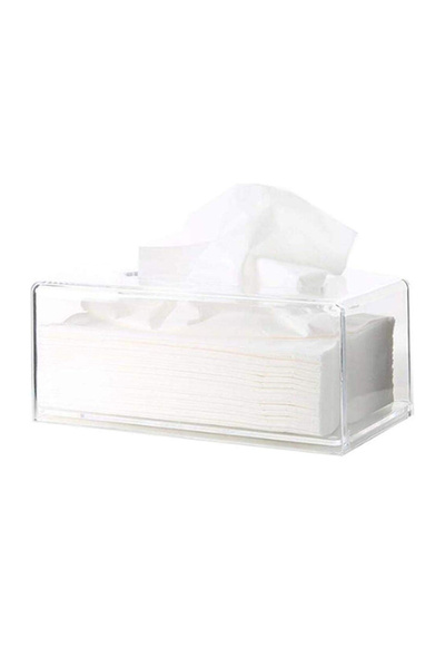 Primo Plus Clear acrylic tissue box