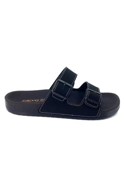 Ceyo Bahama-10 Ceyo Men's Orthopedic Slippers-Black