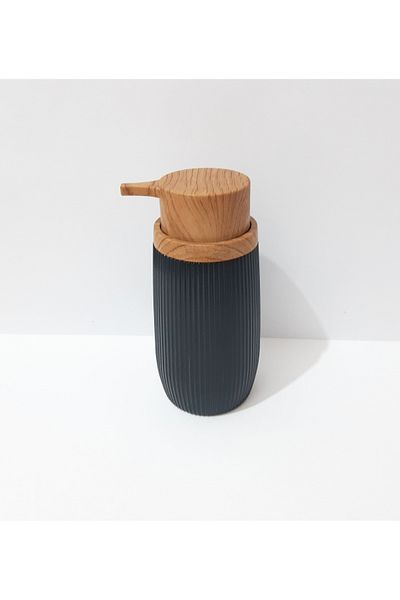renkli çiçekler 300 ml Πολύχρωμος Ξύλινος Διανομέας Υγρού Σαπουνιού