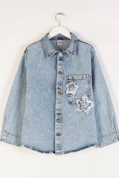 HAUSEkids 4-9 ani Magic Mussness Girl Jacket/Cămașă -Albastru