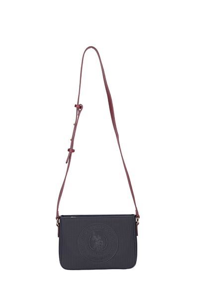 U.S. Polo Assn. Geantă Messenger de damă Bleumarin-Roșu Claret - Us24739
