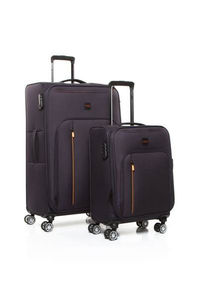 Fossil 032 2'li Büyük+Küçük (Kabin) Ultra Light Hafif Lüx Kumaş Tekerlekli Va...