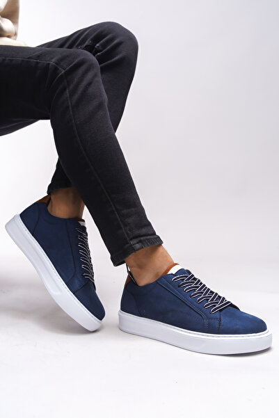 Riccon Uanlidyr 0012539   Model Pánské Sneaker - Navy Blue Suede