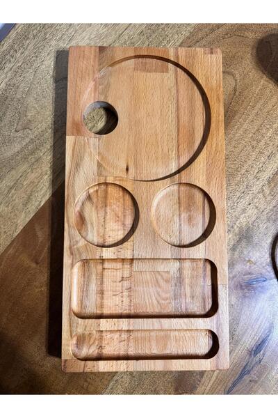 AR&MA WOOD Wooden Hotel Catering Tray, Hotel Type Presentation Tray, Kettle Presentation, Kettle Presentation Beech 25 mm 1Pc