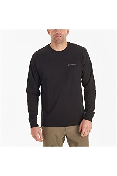 Columbia Μπλουζάκι CS0354 CSC M BASIC SM LOGO LS μαύρο