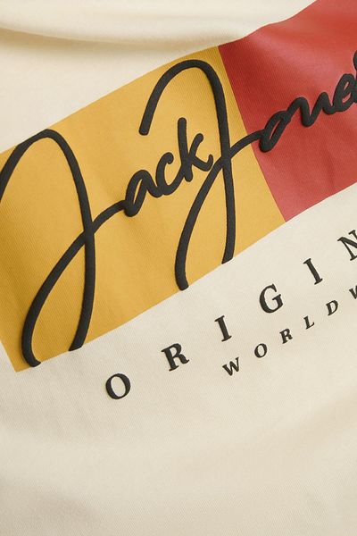 Jack & Jones JORFREDERIKSBERG BOX SCRIPT TEE SS CN LN A.HARDAL