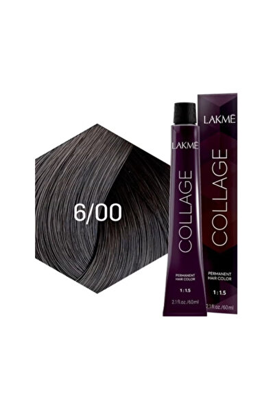 LAKMÉ لاكمي صبغة الشعر كولاج كريم أشقر غامق 6/00 60 مل