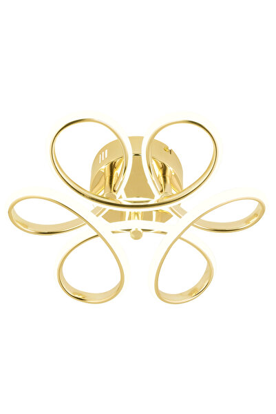 bordolux Ld 016 Model Plafonyer Gold 3 Renkli Salon Ve Oturma Odası Için Ideal Alüminyum Avize, 35x10