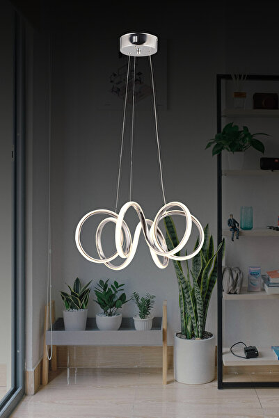 bordolux Ld 041 Büyük Model Krom 3 Renkli Salon Ve Oturma Odası Için Ideal Al...