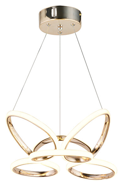 Genel Markalar Ld 060 Küçük Model Gold 3 Renkli Koridor Ve Mutfak Için Ideal Alüminyum Avize, 40x70