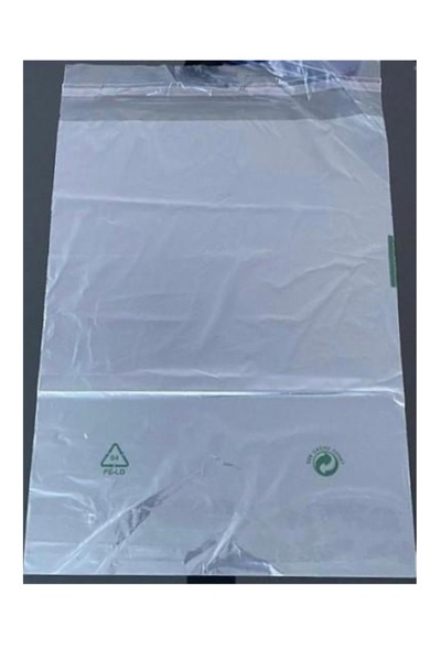 MTKardeşler 2200 Pcs (25kg) 35X50 Green Recycled Printed Clear Adhesive Polye...
