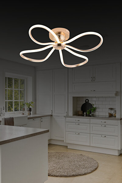 bordolux PL 017-4 Model Gold 3 Renkli Salon ve Oturma Odası İçin İdeal Alümin...