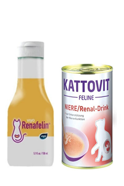 Viyo Renafelin 150 Ml Destekleyici Gıda Takviyesi + KATTOVİT Kedi Renal Çorba...