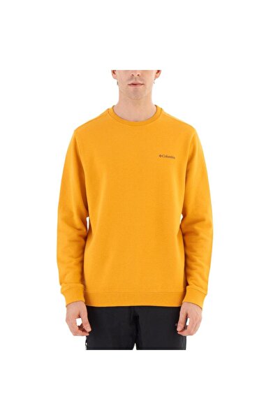 Columbia Cs0204 csc m basic crew sweatshirt honey yellow