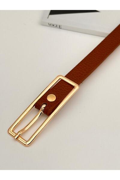 Descoin Cureaua de dama cu catarama dreptunghiulara din aur, centura de haina...