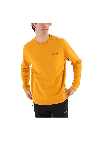 Columbia Cs0204 csc m basic crew sweatshirt honey yellow