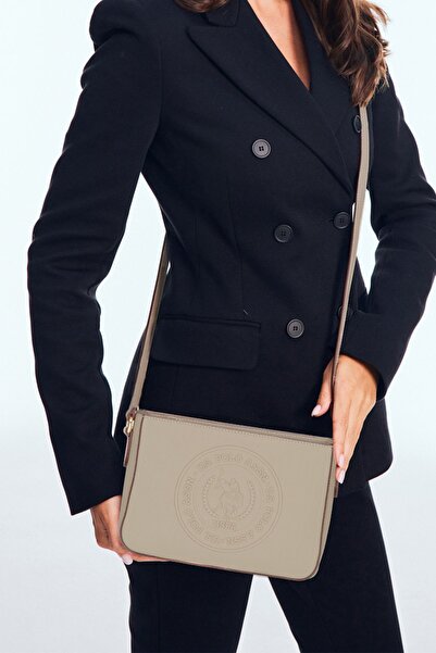 U.S. Polo Assn. Geantă Messenger pentru damă - Pietriș Us24739